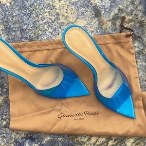 Gianvito Rossi Blue Shoes